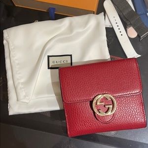Authentic Gucci compact wallet